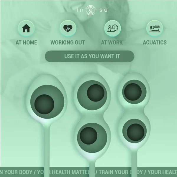 Charli Kegel Ball Kit Hellgrün von Intense Health & Fun | Fesselliebe.de