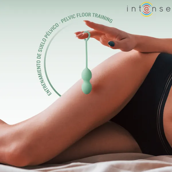 Charli Kegel Ball Kit Hellgrün von Intense Health & Fun | Fesselliebe.de