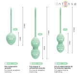 Charli Kegel Ball Kit Hellgrün von Intense Health & Fun | Fesselliebe.de