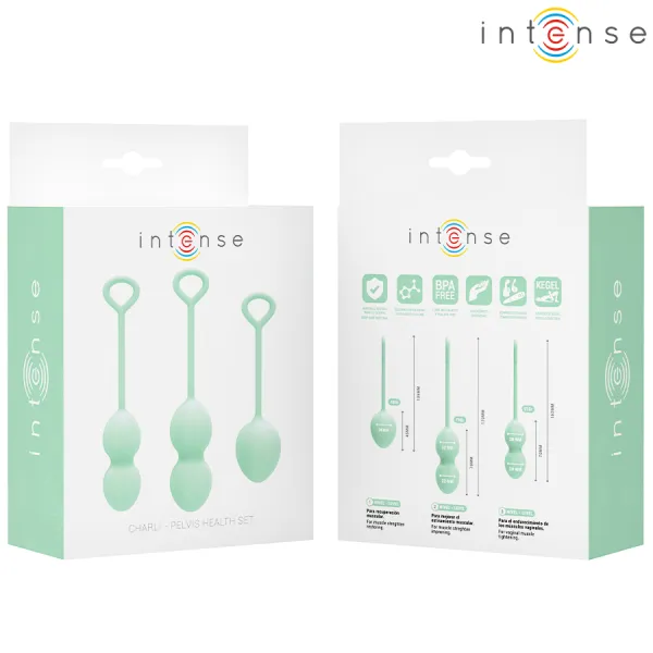 Charli Kegel Ball Kit Hellgrün von Intense Health & Fun | Fesselliebe.de