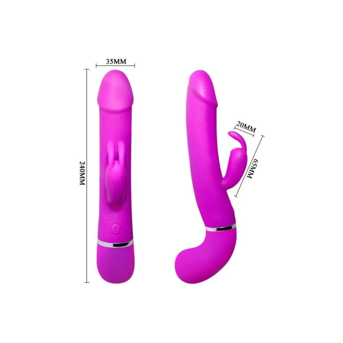 Henry Vibrator mit 12 Vibrationsmodi und Squirt-Funktion von Pretty Love Smart | Fesselliebe.de
