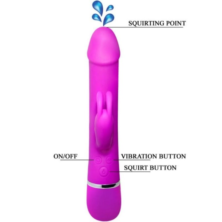Henry Vibrator mit 12 Vibrationsmodi und Squirt-Funktion von Pretty Love Smart | Fesselliebe.de