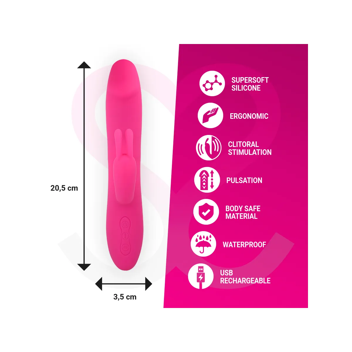 Molly Premium Silikon wiederaufladbar von Moressa | Fesselliebe.de