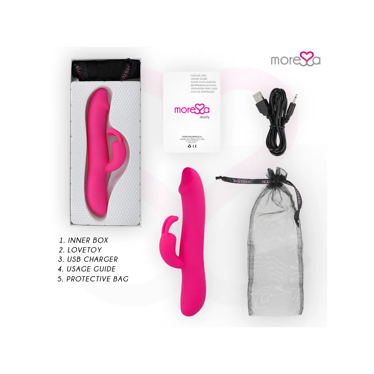 Molly Premium Silikon wiederaufladbar von Moressa | Fesselliebe.de