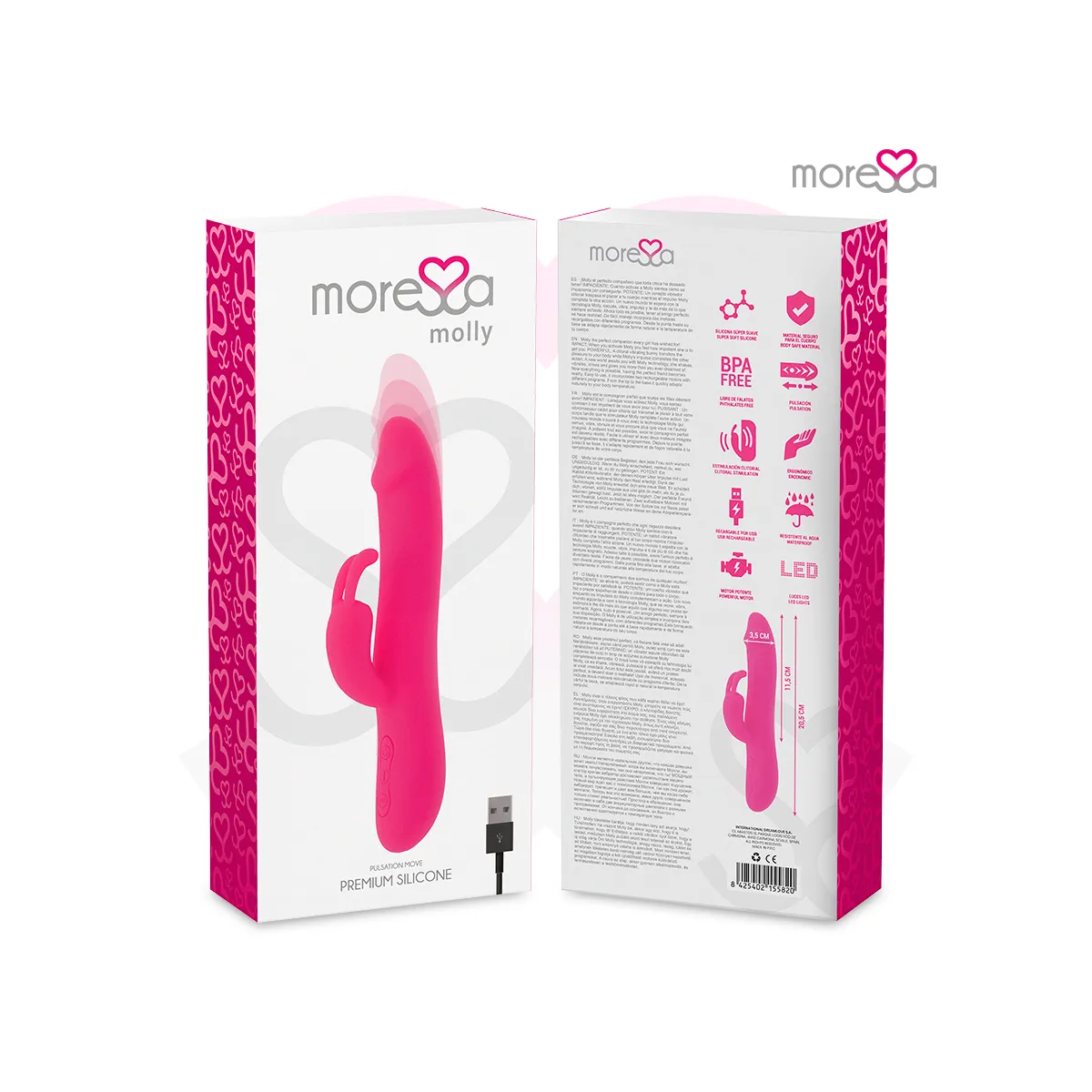 Molly Premium Silikon wiederaufladbar von Moressa | Fesselliebe.de