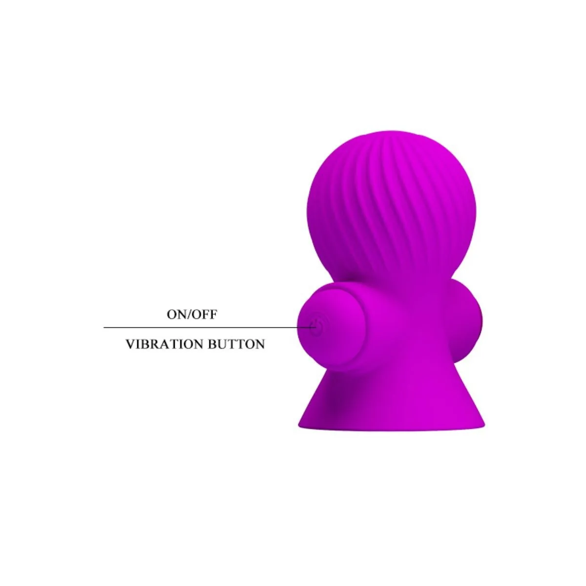 Nippelstimulatoren 12m Lila Vibration von Pretty Love Smart | Fesselliebe.de