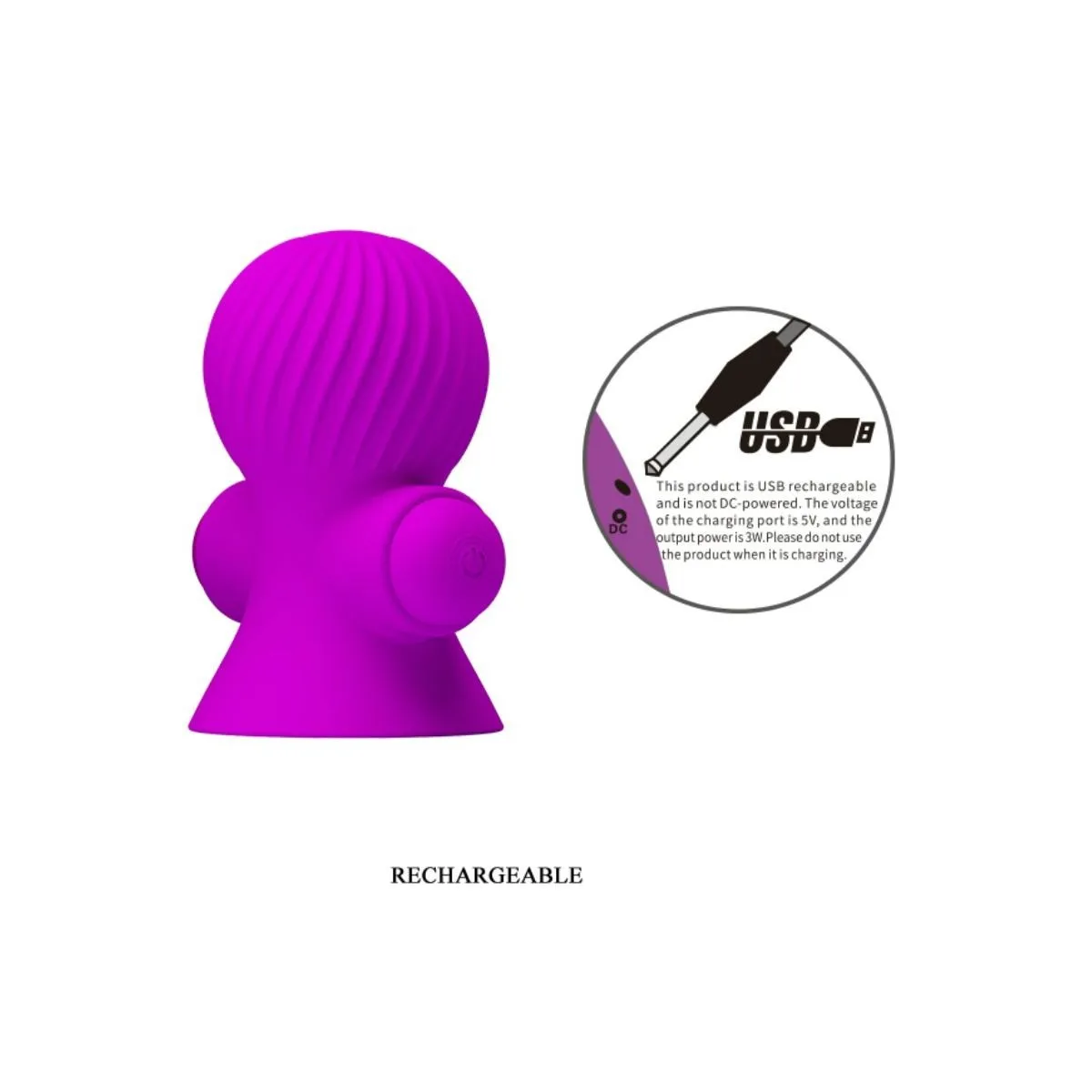 Nippelstimulatoren 12m Lila Vibration von Pretty Love Smart | Fesselliebe.de