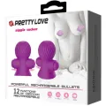 Nippelstimulatoren 12m Lila Vibration von Pretty Love Smart