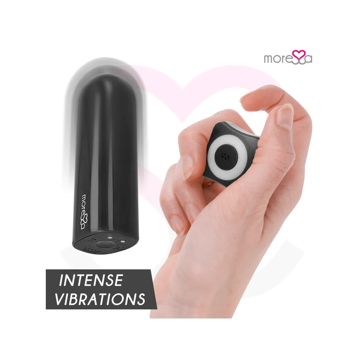 Nix Vibrator mit Fernbedienung Schwarz von Moressa | Fesselliebe.de