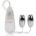 Vibrierende Kugeln Silber Duo von Calexotics