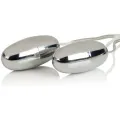Vibrierende Kugeln Silber Duo von Calexotics