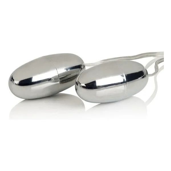 Vibrierende Kugeln Silber Duo von Calexotics | Fesselliebe.de