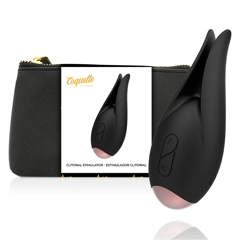 Klitorialstimulator Schwarz / Gold von Coquette Toys | Fesselliebe.de
