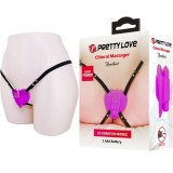 Heartbeat Clitoris Massager 10 Vibrationsmodi Lila von Pretty Love Flirtation | Fesselliebe.de