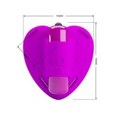 Heartbeat Clitoris Massager 10 Vibrationsmodi Lila von Pretty Love Flirtation | Fesselliebe.de