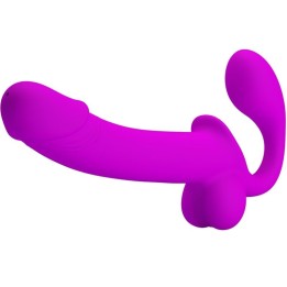 Kelpie Doppelter Strap-On-Stimulator Lila von Pretty Love | Fesselliebe.de