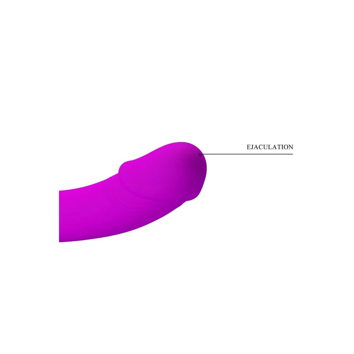 Kelpie Doppelter Strap-On-Stimulator Lila von Pretty Love | Fesselliebe.de