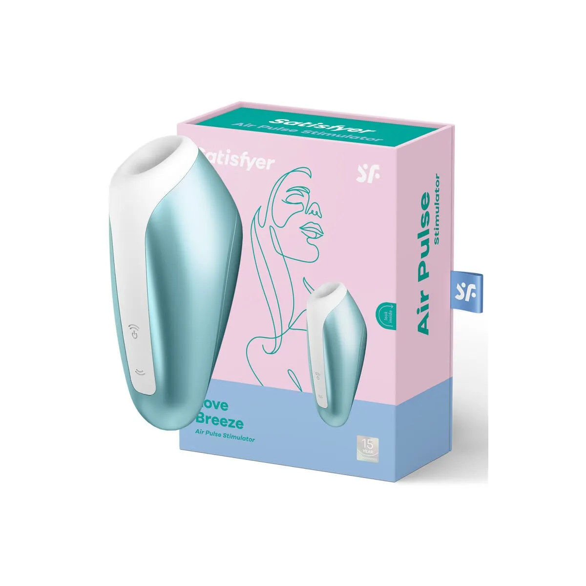 Love Breeze Succionador Ice Blue von Satisfyer Air Pulse | Fesselliebe.de