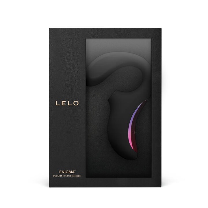 Enigma Doppelsaug-Stimulationsmassager Schwarz von Lelo | Fesselliebe.de