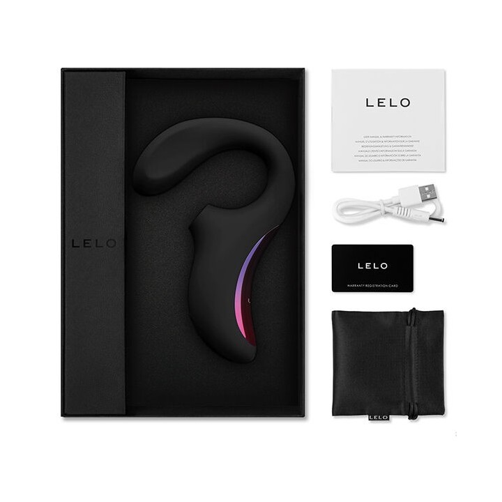 Enigma Doppelsaug-Stimulationsmassager Schwarz von Lelo | Fesselliebe.de