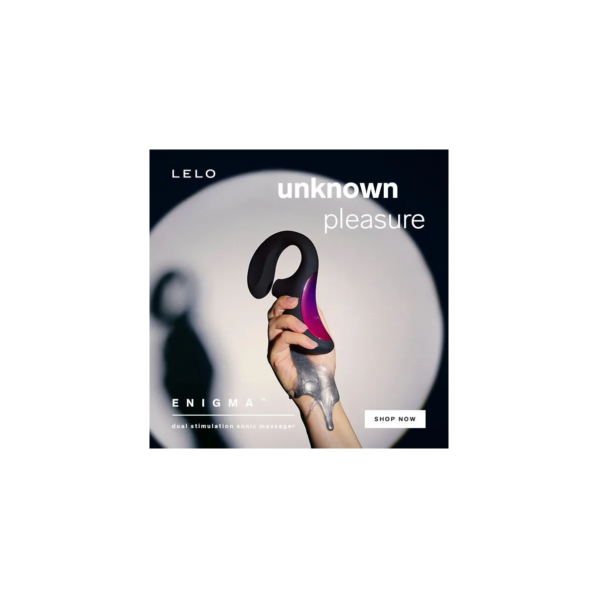 Enigma Doppelsaug-Stimulationsmassager Schwarz von Lelo | Fesselliebe.de
