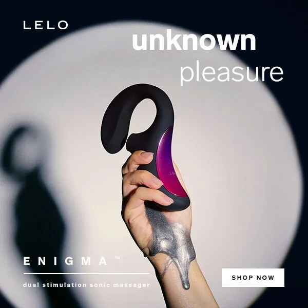 Enigma Doppelsaug-Stimulationsmassager Schwarz von Lelo | Fesselliebe.de