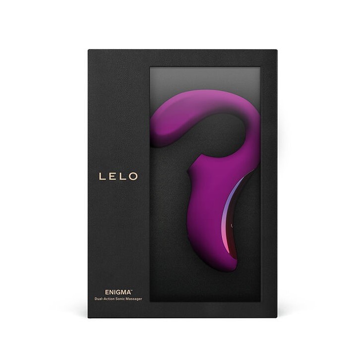 Enigma Doppelsaug-Stimulations-Tiefrosen-Massager von Lelo | Fesselliebe.de