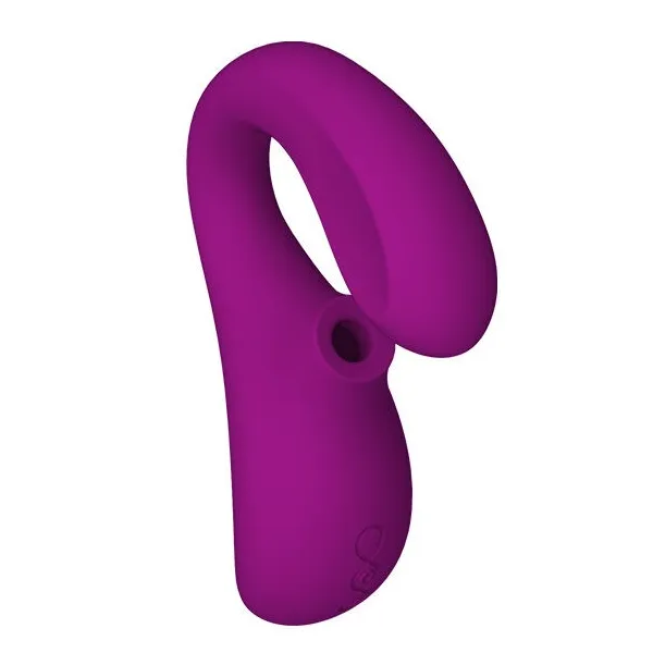 Enigma Doppelsaug-Stimulations-Tiefrosen-Massager von Lelo | Fesselliebe.de
