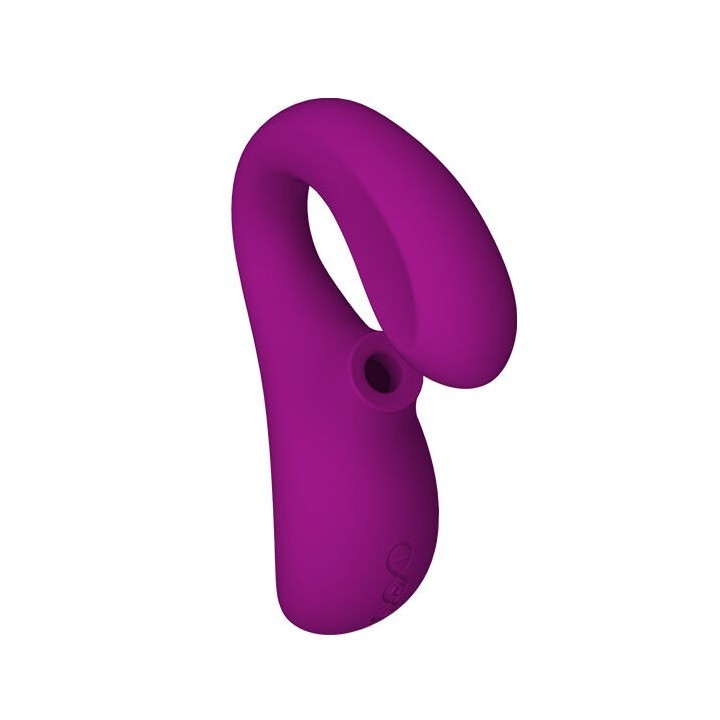 Enigma Doppelsaug-Stimulations-Tiefrosen-Massager von Lelo | Fesselliebe.de