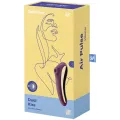 Dual Kiss Air Pulse Vibrator Weinrot von Satisfyer Air Pulse