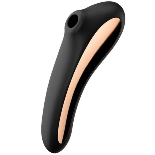 Dual Kiss Air Pulse Vibrator Schwarz von Satisfyer Air Pulse | Fesselliebe.de