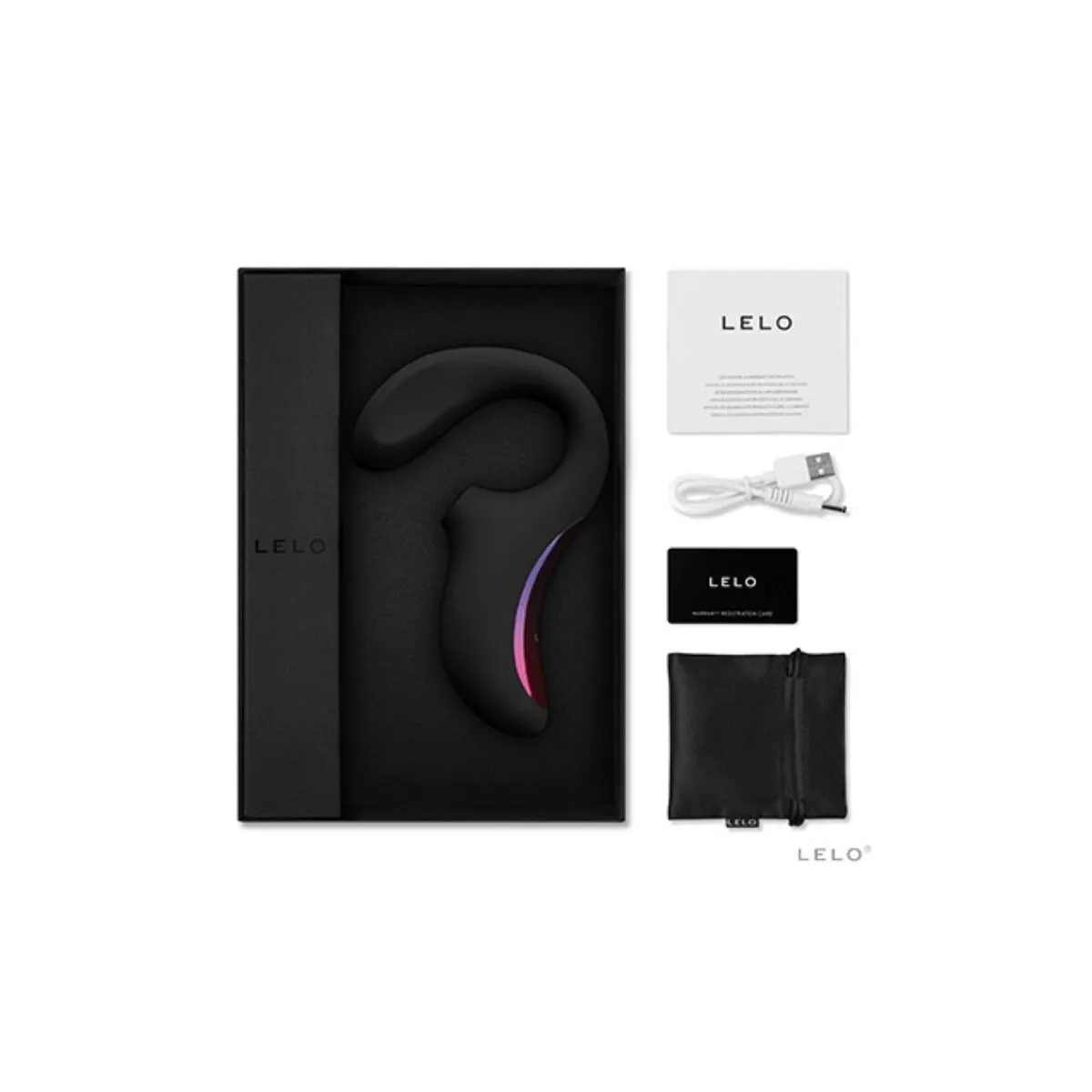 Enigma Cruise Doppelstimulationsschallmassager Schwarz von Lelo | Fesselliebe.de