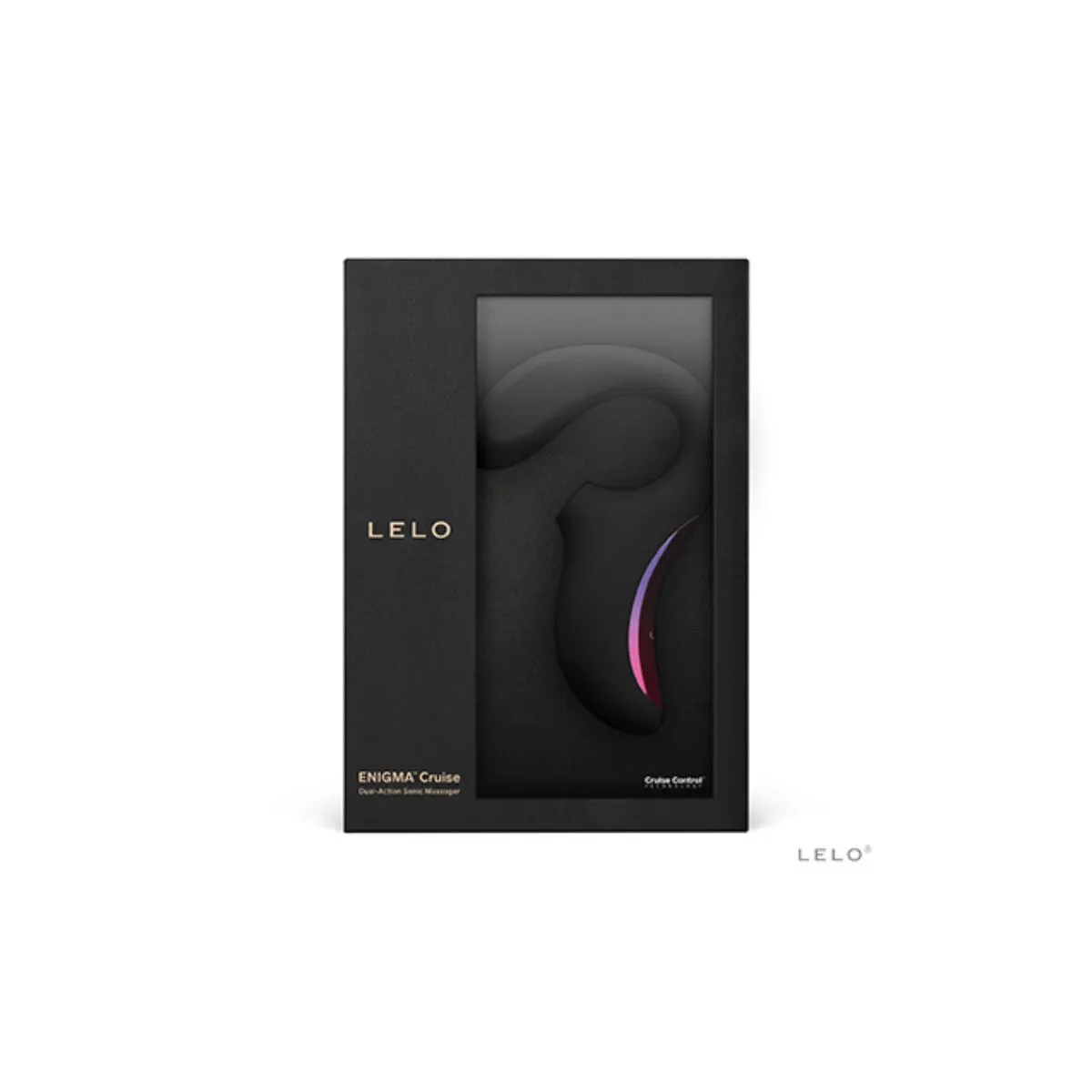 Enigma Cruise Doppelstimulationsschallmassager Schwarz von Lelo | Fesselliebe.de