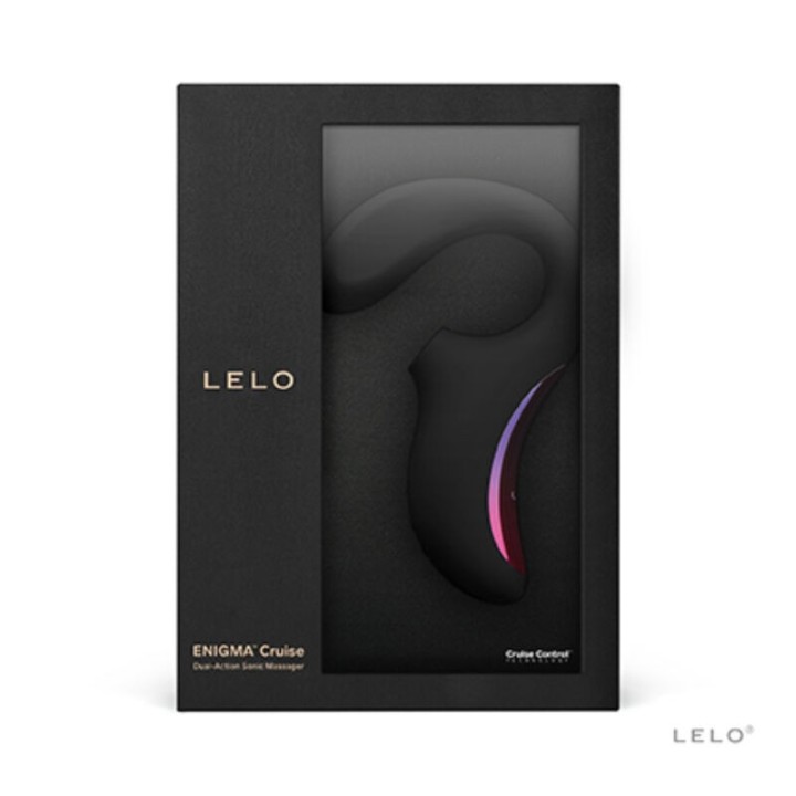 Enigma Cruise Doppelstimulationsschallmassager Schwarz von Lelo | Fesselliebe.de