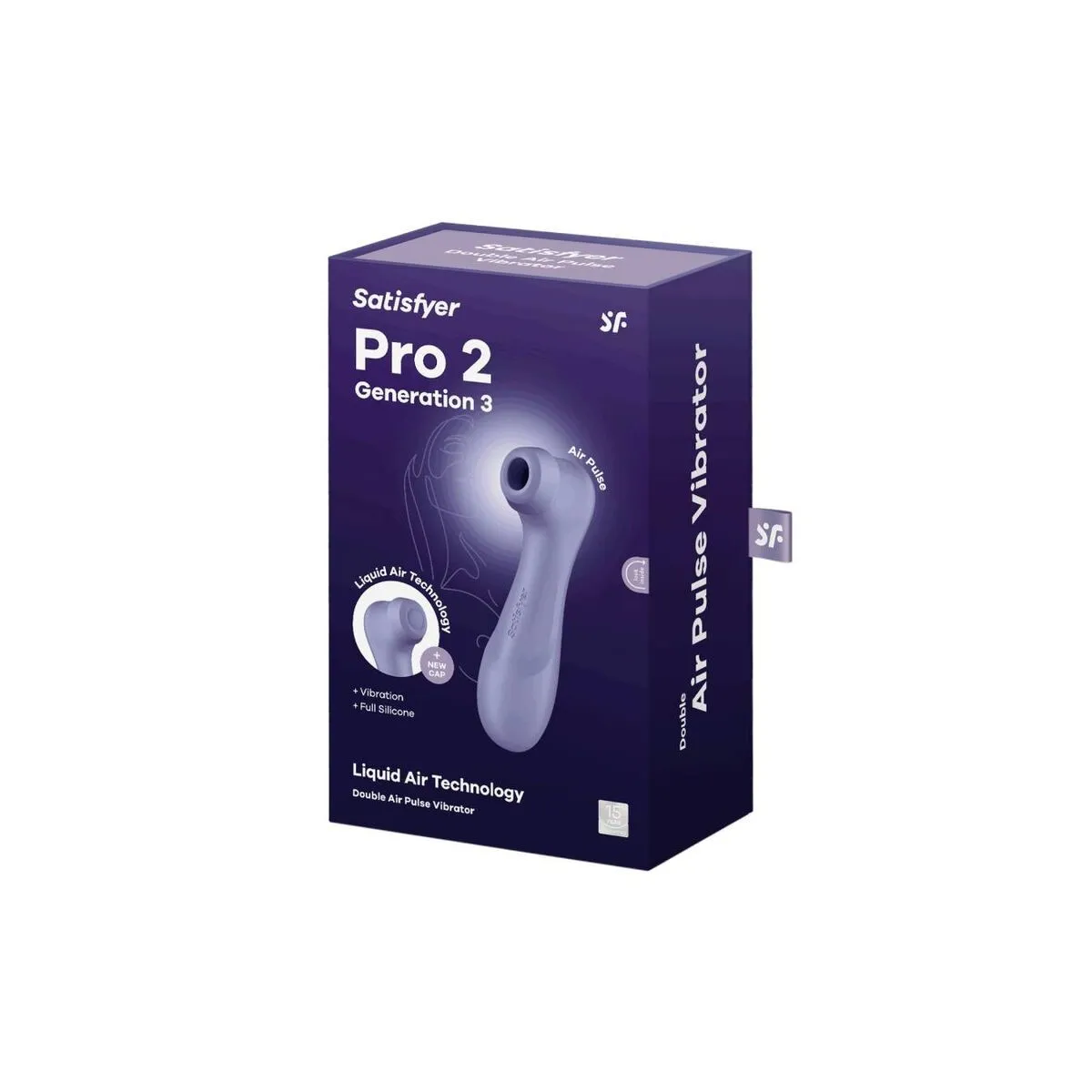 Pro 2 Generation 3 Liquid Air Technology Lila von Satisfyer Air Pulse | Fesselliebe.de