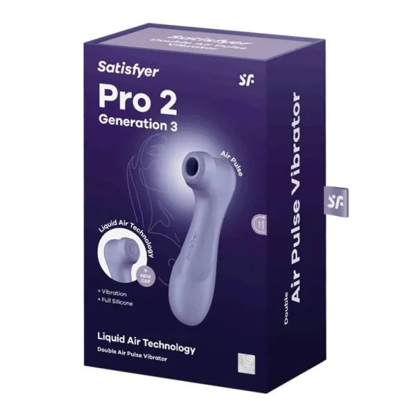 Pro 2 Generation 3 Liquid Air Technology Lila von Satisfyer Air Pulse | Fesselliebe.de