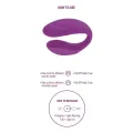 Gebundener Vibrator für Liebespaare, Lila von Xocoon