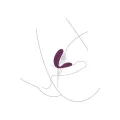 Gebundener Vibrator für Liebespaare, Lila von Xocoon