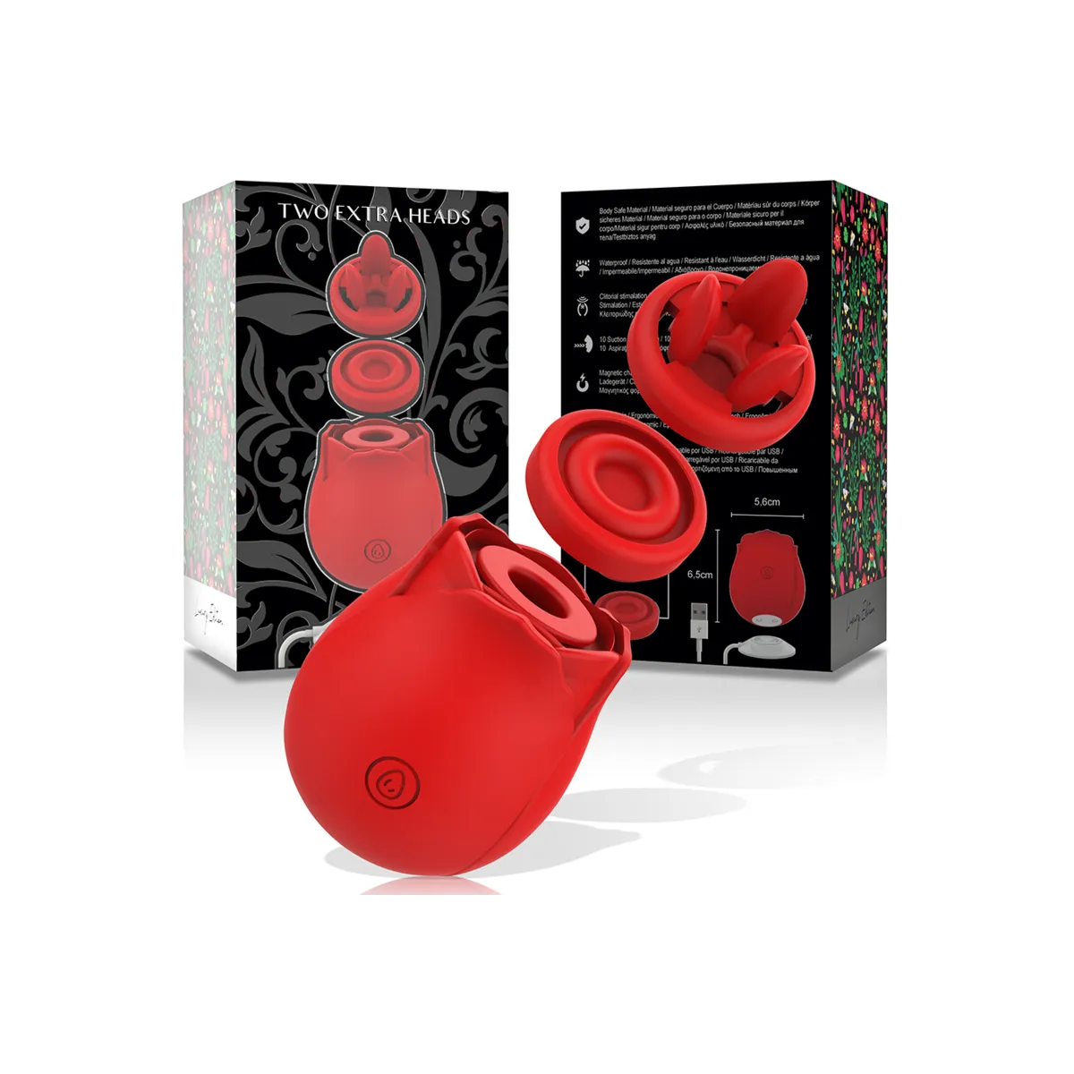 Zwei-Köpfe-Klitoralstimulator Luxus-Edition von Mia | Fesselliebe.de