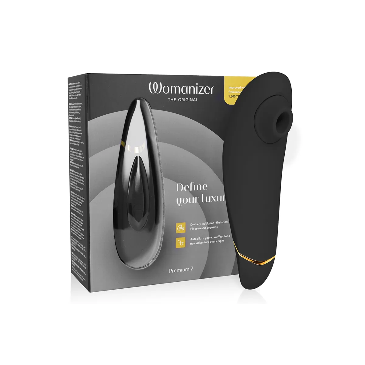 Premium 2 Klitoralstimulator Schwarz von Womanizer | Fesselliebe.de