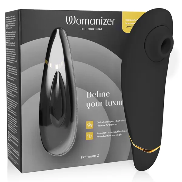 Premium 2 Klitoralstimulator Schwarz von Womanizer | Fesselliebe.de