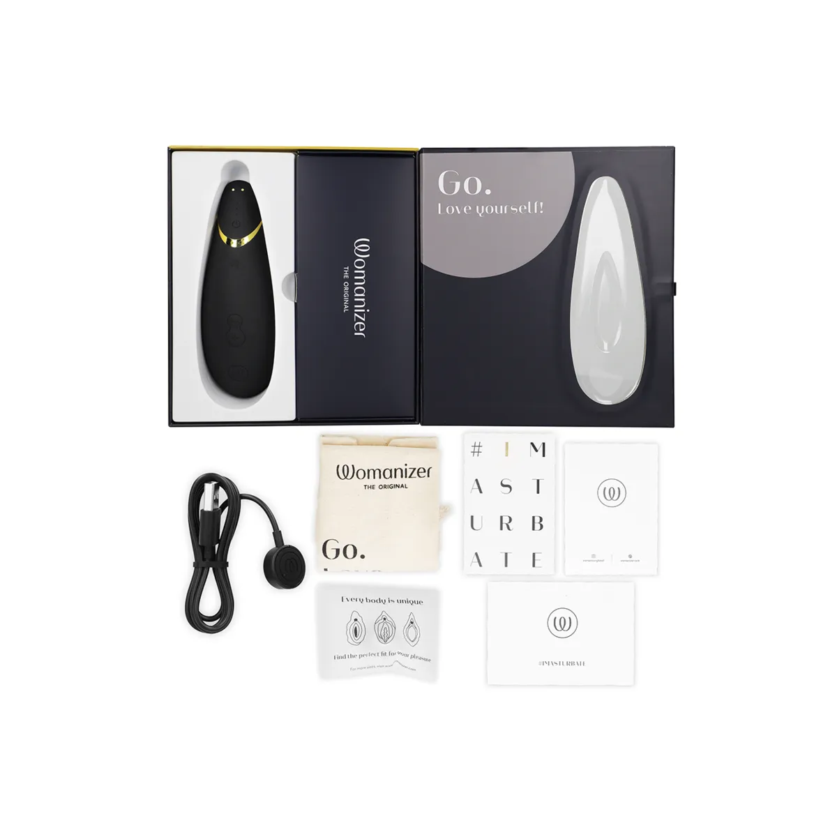 Premium 2 Klitoralstimulator Schwarz von Womanizer | Fesselliebe.de