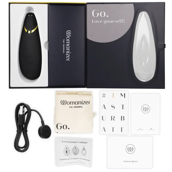 Premium 2 Klitoralstimulator Schwarz von Womanizer | Fesselliebe.de