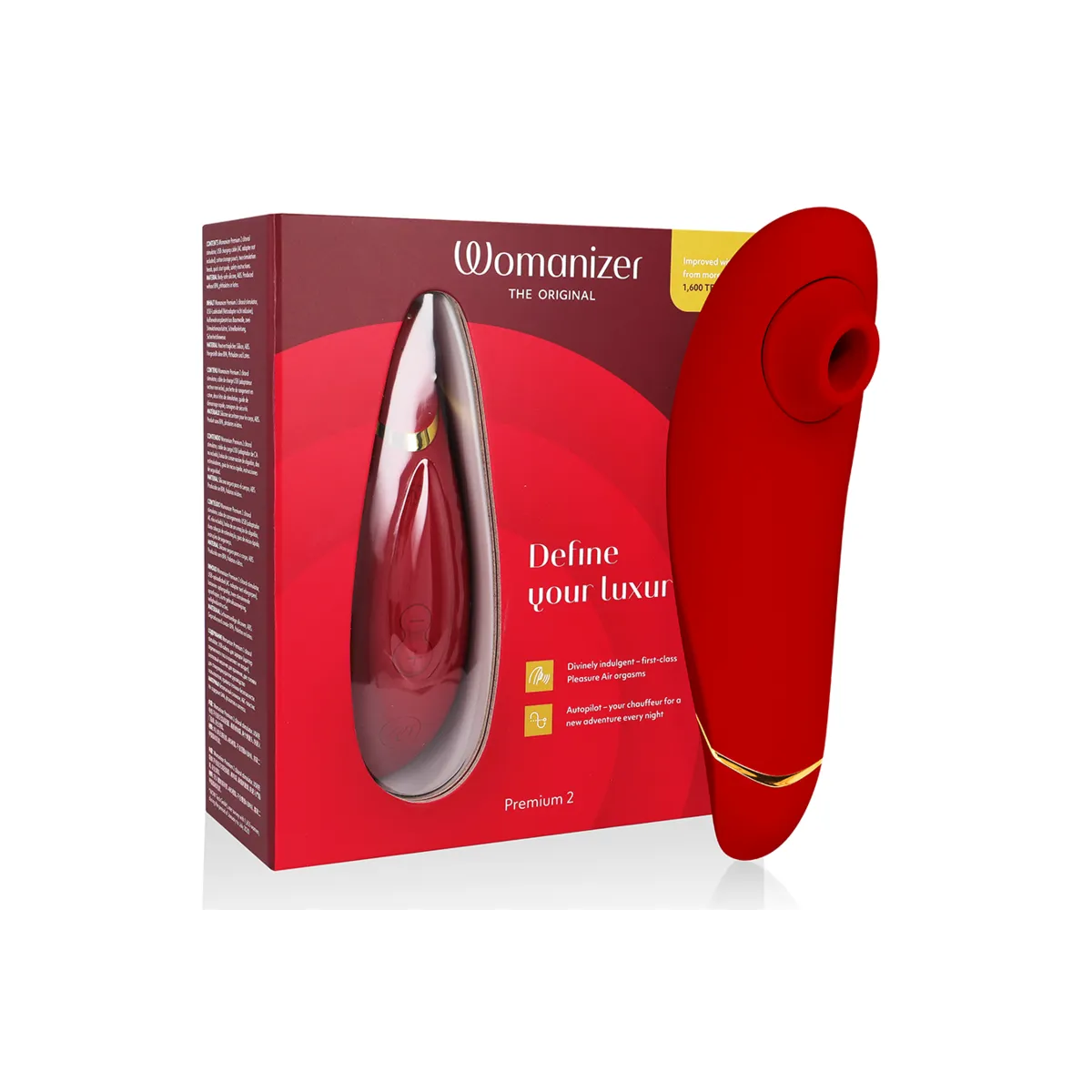 Premium 2 Klitoralstimulator Bordeaux von Womanizer | Fesselliebe.de