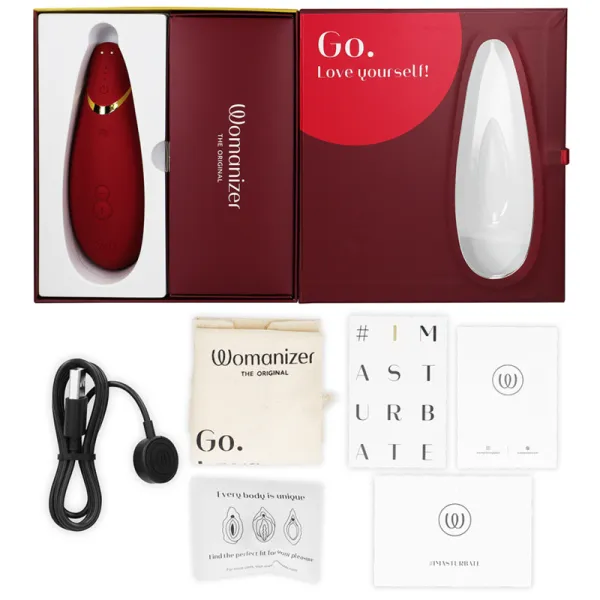 Premium 2 Klitoralstimulator Bordeaux von Womanizer | Fesselliebe.de