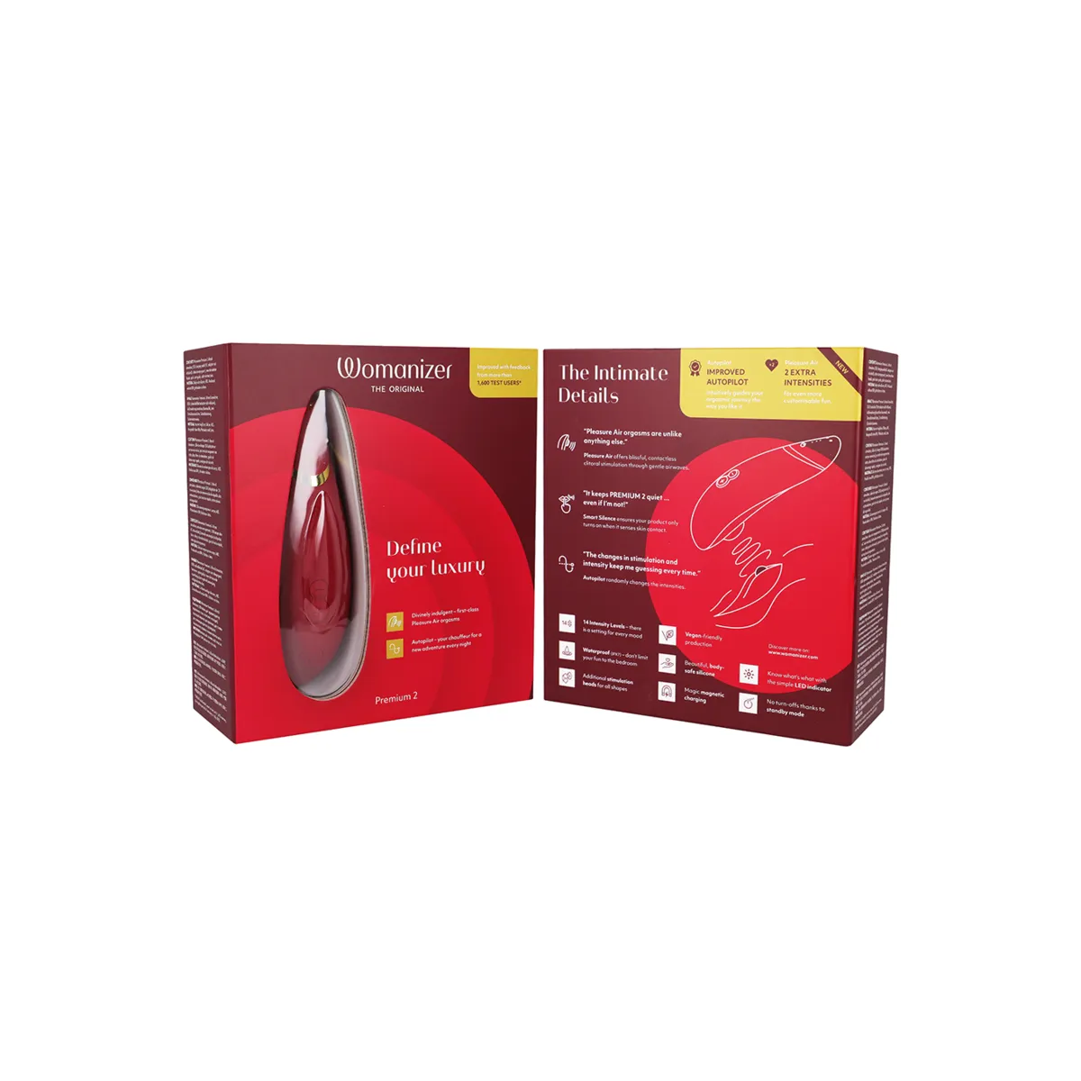 Premium 2 Klitoralstimulator Bordeaux von Womanizer | Fesselliebe.de