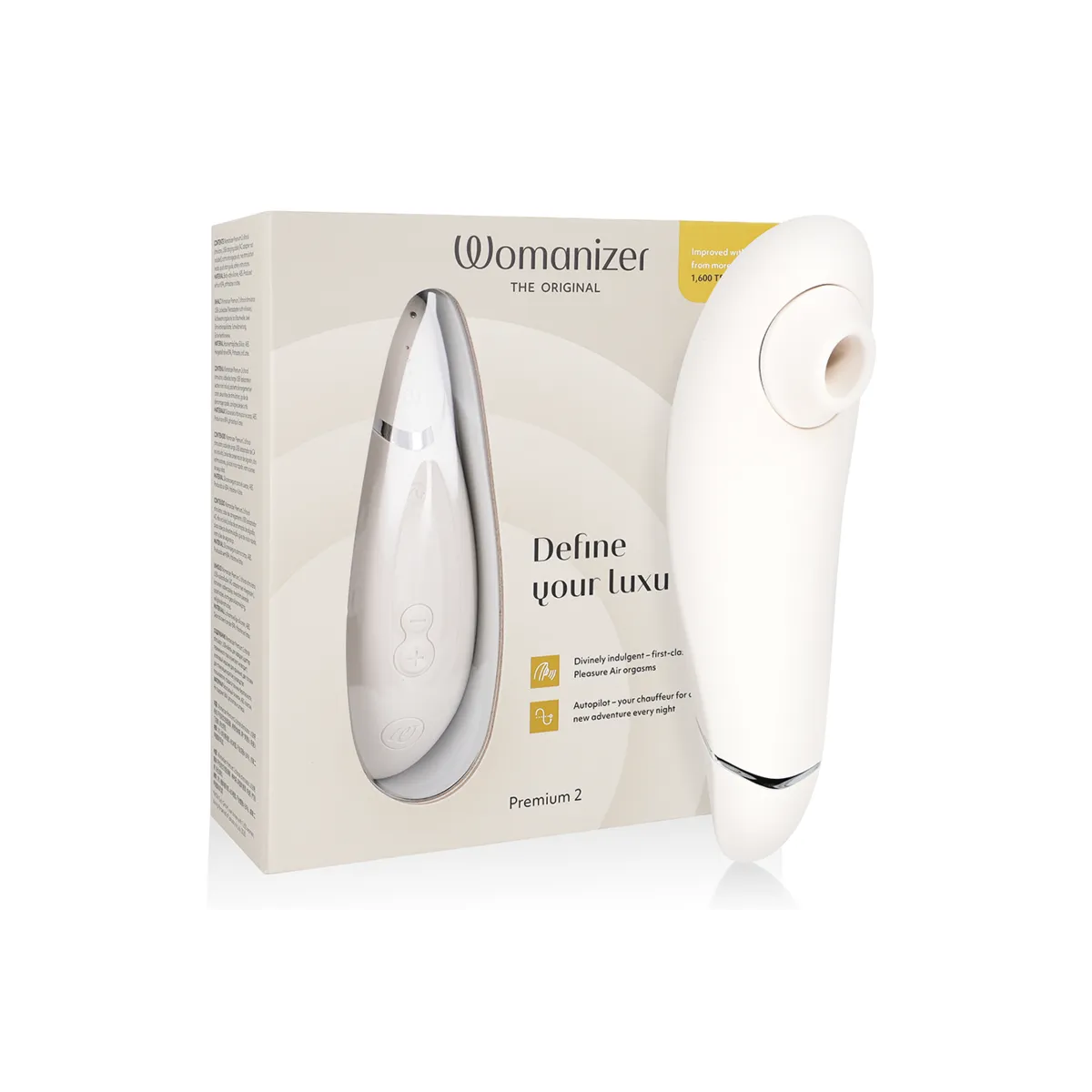 Premium 2 Klitoralstimulator Warmgrau von Womanizer | Fesselliebe.de