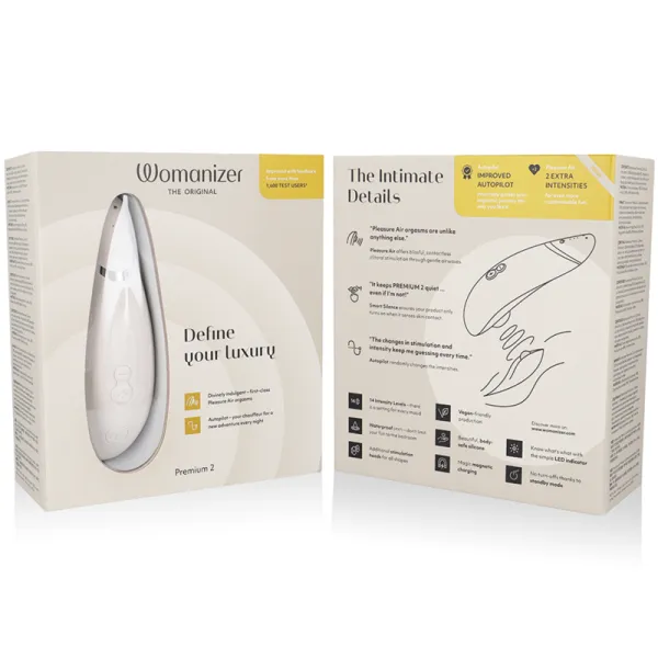 Premium 2 Klitoralstimulator Warmgrau von Womanizer | Fesselliebe.de
