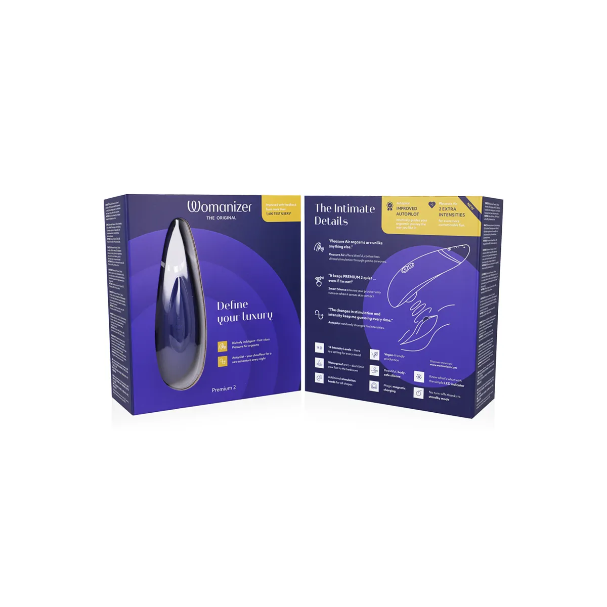 Premium 2 Klitoralstimulator Blaubeere von Womanizer | Fesselliebe.de