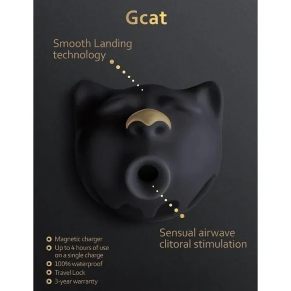 Gcat Mystic Klitoralsauger Schwarz von G-Vibe | Fesselliebe.de